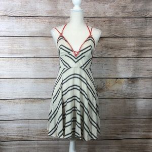 URBAN OUTFITTERS backless striped dress